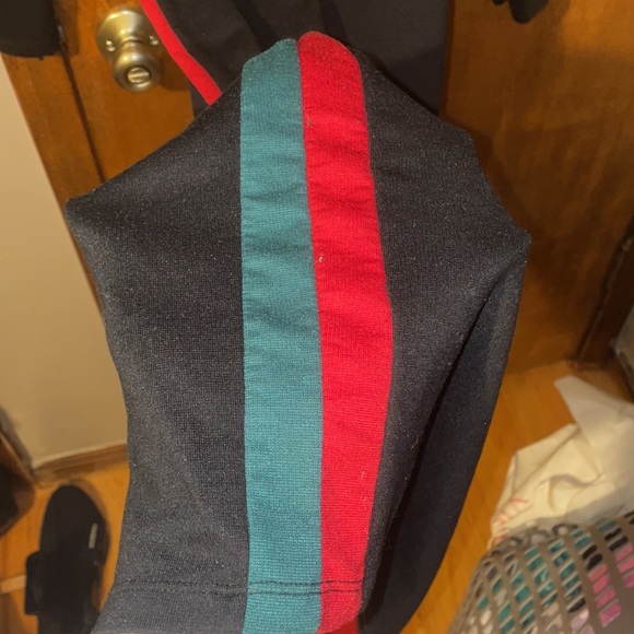 Zara Red/Green Stripped Dress - Picture 2 of 2